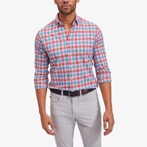 Mizzen + Main Leeward Dress Shirt Size Large Trim